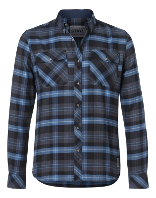 ΠΟΥΚΑΜΙΣΟ L, ΜΠΛΕ/ΚΑΡΟ