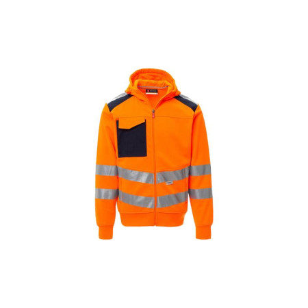 04.30.LEADER PAYPER Sweatshirt orange / blue