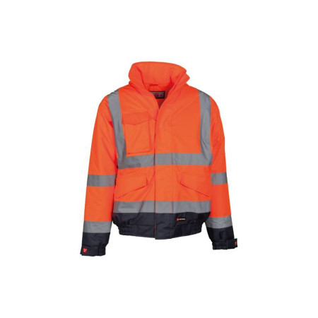 04.30.PADDOCK PAYPER Jacket orange / blue