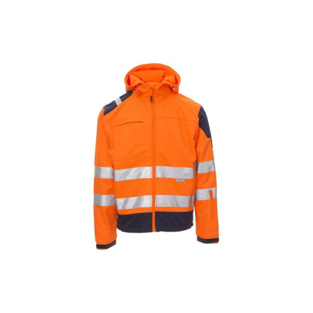 04.30.SHINE PAYPER Jacket orange / blue