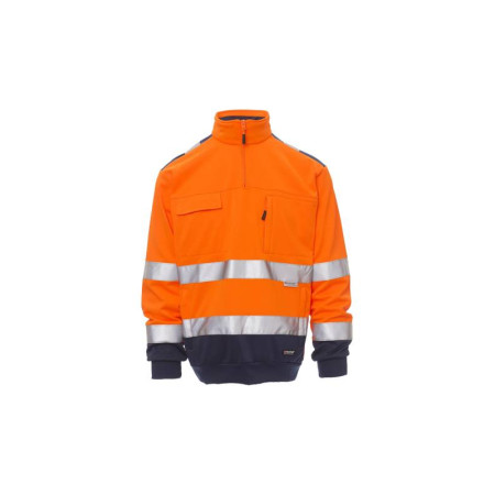 04.30.VISION PAYPER Jacket orange / blue