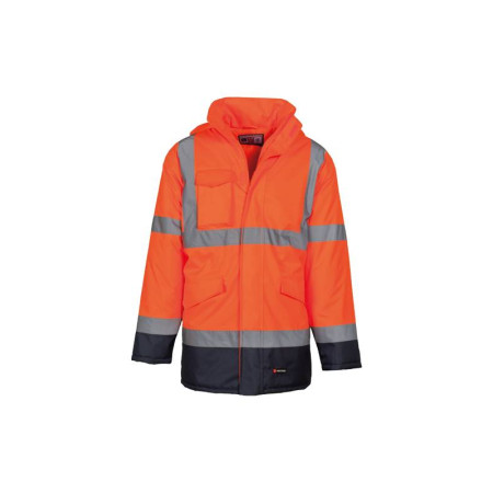 04.30.YARD PAYPER Jacket orange / blue