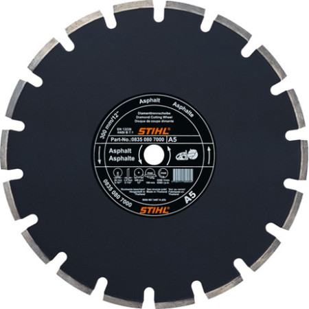STIHL D-A5 Διαμαντόδισκος, Άσφαλτος