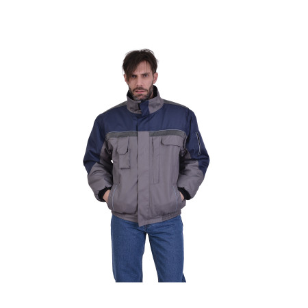 5301-240 KILLINI Gray cold jacket with blue details