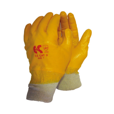 81500-10 NBR yellow nitrile gloves