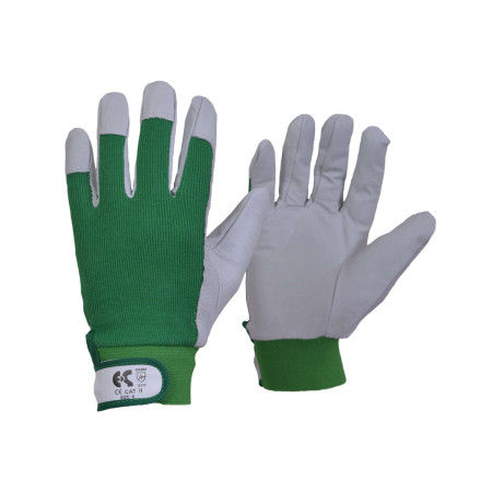 8604-071 FLEXY green leather gloves