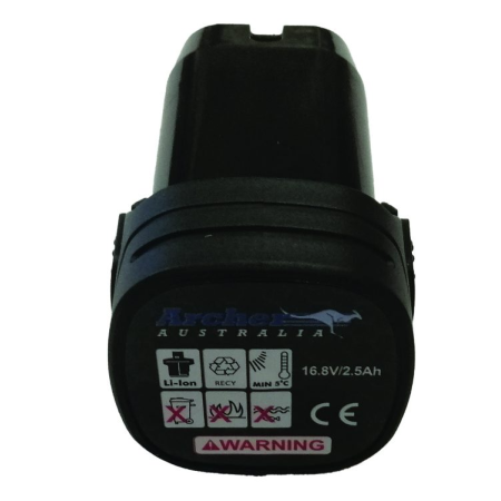 ΜΠΑΤΑΡΙΑ 16,8V – 2,5 AΗR (ΛΙΘΙΟΥ) ΓΙΑ Α2758-2.5 ΨΑΛΙΔΙ ΜΠΑΤΑΡΙAΣ ARCHER®