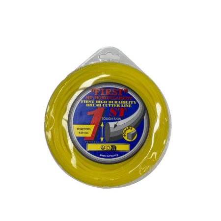 ΜΙΣΙΝΕΖΑ ΤΕΤΡΑΓΩΝΟ ΚΙΤΡΙΝΟ Ø4,0mm (25ΜΤ)