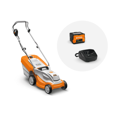 STIHL RMA 235 Lawn mower with AK 20 and AL 101