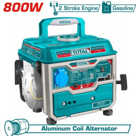 TOTAL Ηλεκτρογεννητρια Βενζινης 800W