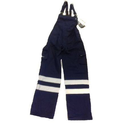ERGO overalls blue with reflective strips