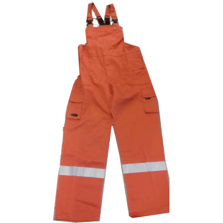 ERGO  orange overalls with reflective strips