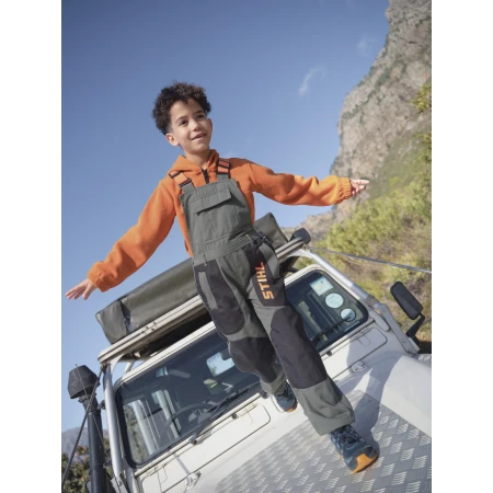 BIB OVERALLS SZ 110-116 KIDS GREEN