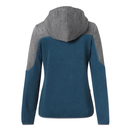 ΜΠΟΥΦΑΝ FLEECE ΓΥΝΑΙΚΕΙΟ ΓΚΡΙ/ΜΠΛΕ, XS