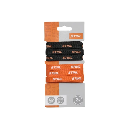 BOOT LACES SET OF 2 STIHL BLACK