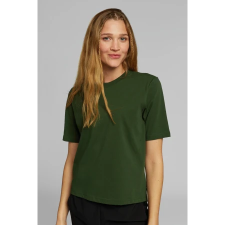 T-SHIRT SZ L WOMEN LOGO BACK GREEN