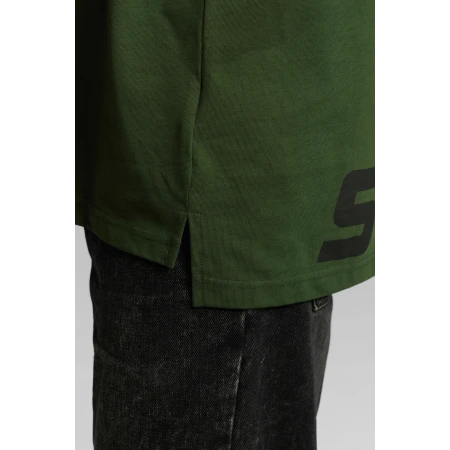 T-SHIRT SZ XXL LOGO BACK GREEN