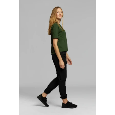 T-SHIRT SZ XS WOMEN LOGO BACK GREEN