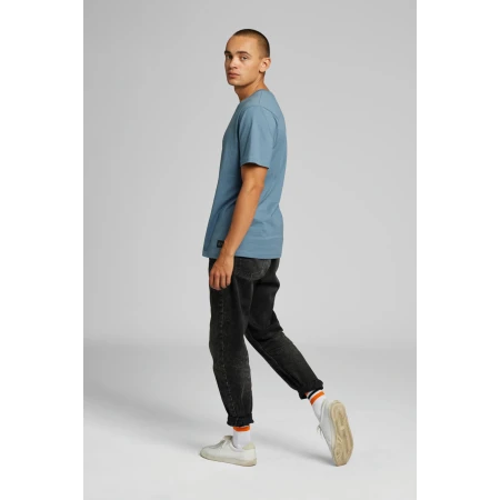 T-SHIRT SUSTAINABLE LOGO ΜΠΛΕ, XXL