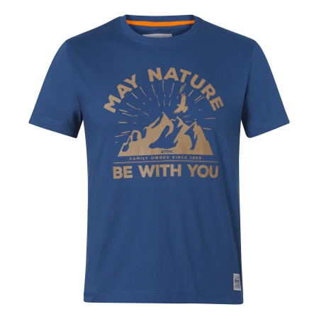 T-SHIRT "MAY THE NATURE" ΜΠΛΕ, M
