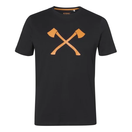 T-SHIRT SZ XS "AXE" ΜΑΥΡΟ