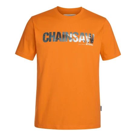 T-SHIRT \'CHAINSAW\', ΠΟΡΤΟΚΑΛΙ, L