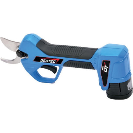 Geotec GTES-2500 Ψαλίδι Κλαδέματος Μπαταρίας Brushless 16.8V 2x2.2Ah με Μέγιστη Διάμετρο Κοπής 30mm σε Βαλιτσάκι Μεταφοράς