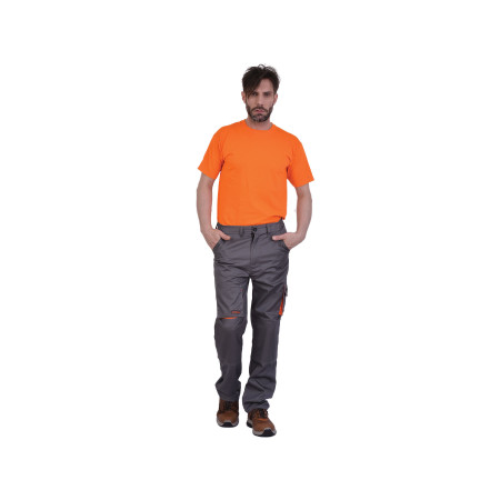 5221-100 Παντελόνι ERGOLINE γκρι με πορτοκαλί λεπτομέρειες 