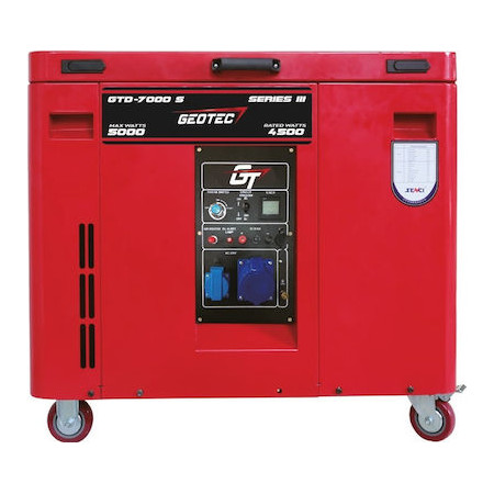 GEOTEC GTD 9000 S Κλειστού τύπου γεννήτρια πετρελαίου με ηλεκτρική εκκίνηση